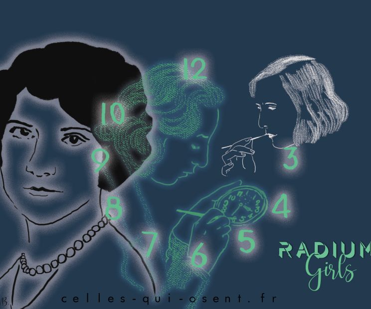 radium-girls-horloge-cadrans-phosphorescence-radium-poison-ouvrières