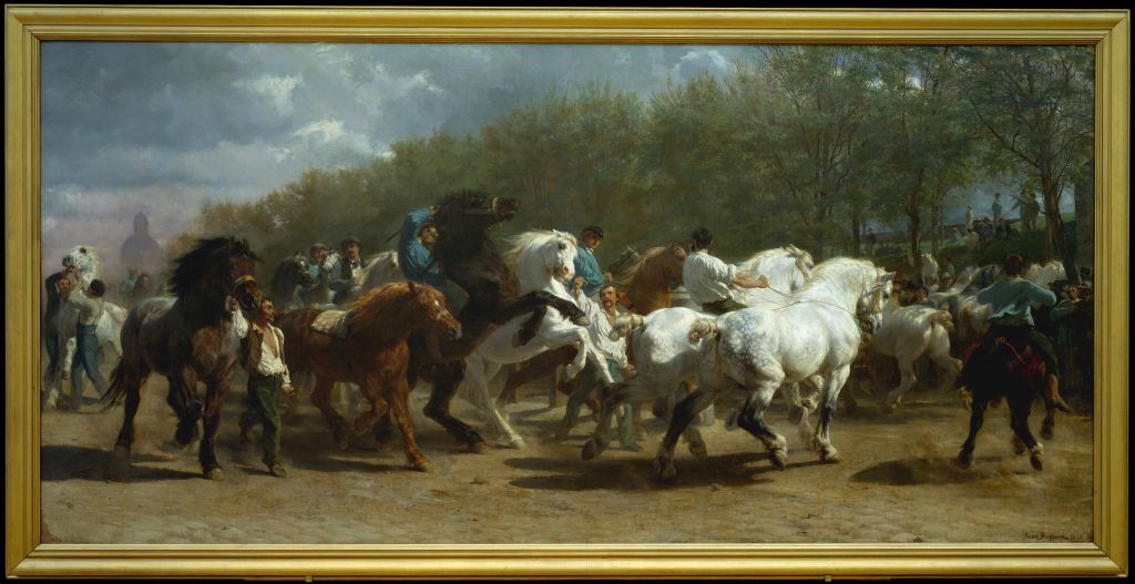 marché aux chevaux toile de rosa bonheur