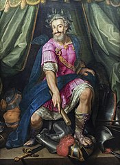Portrait du roi henri IV en rose