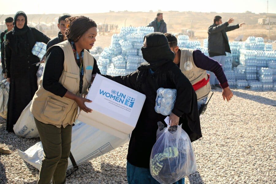 ONU Femmes defend les droits des femmes dans l’acces a l’aide humanitaire