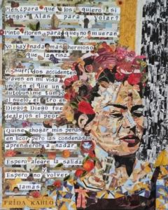 Collage Frida Kahlo par Maht Hilda