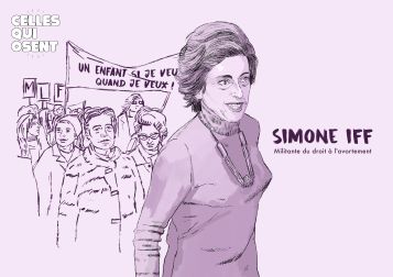 Illustration Simone Iff, militante féministe