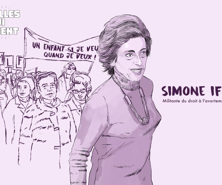 Illustration Simone Iff, militante féministe
